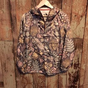 North Face Floral Fanorak Windbreaker